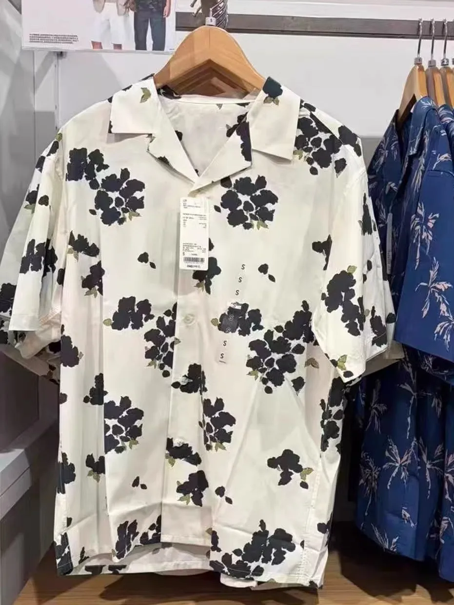 

Loose ort Sve Floral Print irt Cardigan for Men And Women Casual Sle Comfortable Fit Summer irt Easy to Match