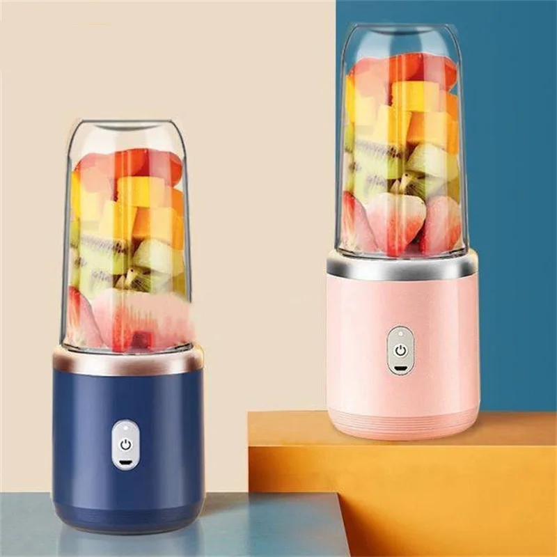 Rechargeable Portable Automatic Battery Handheld USB Fruit Vegetables Smoothie Cup Mini Juicer Food Blender