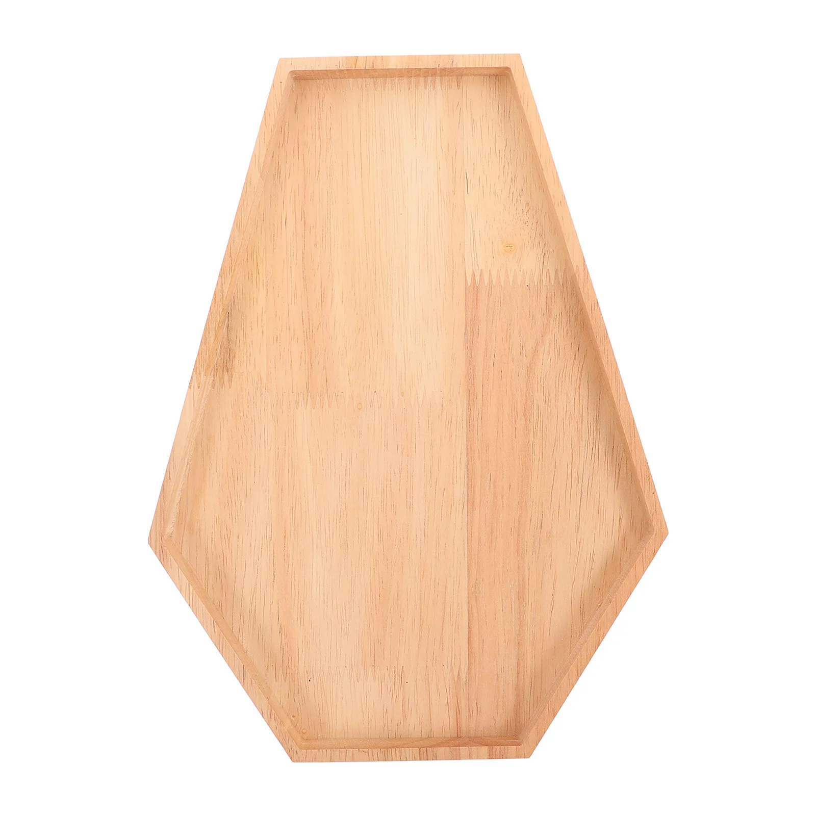 

Wooden Coffin Tray Halloween Snack Serving Plate Elegant Wood Dessert Display Tray Wood Plate Wooden Food Board