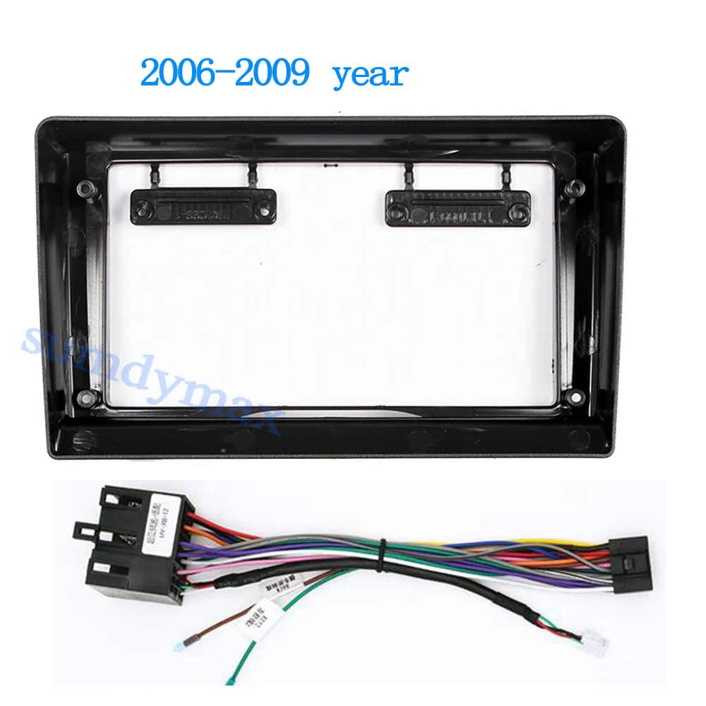 9inch Car Radio Frame Fascias Navigation Panel power cable For Kia CEED 2006-2012 Android Screen Dask Kit Fascia Frame