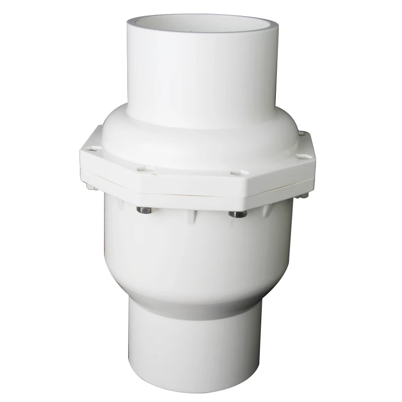 110 check valve one-way UPVC 75 thickened 50 pipeline check valve 160 plastic 90 water supply pipe valve accessories