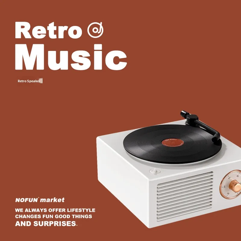 

Retro Bluetooth Speaker Creative Gift for Girls Birthday New Year Nordic Pink Practical Utili Gift Boxed Present