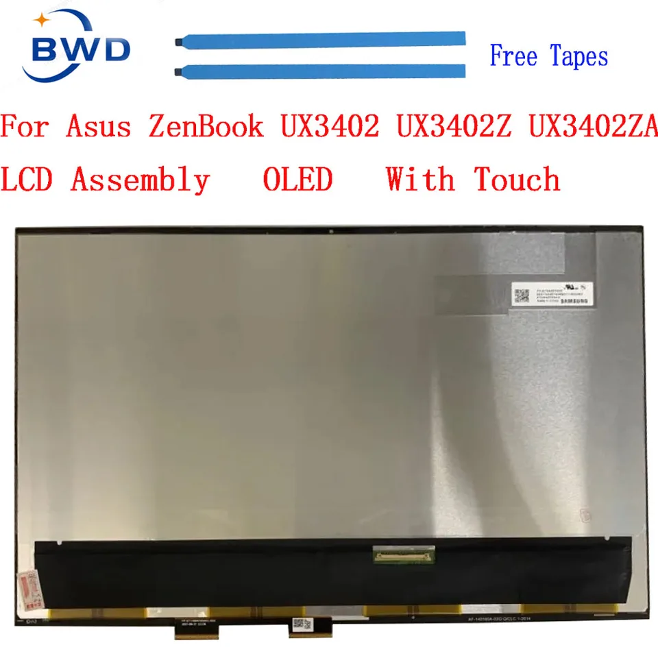 14.0 Inch For ASUS ZenBook UX3402 UX3402Z UX3402ZA OLED 2880X1800