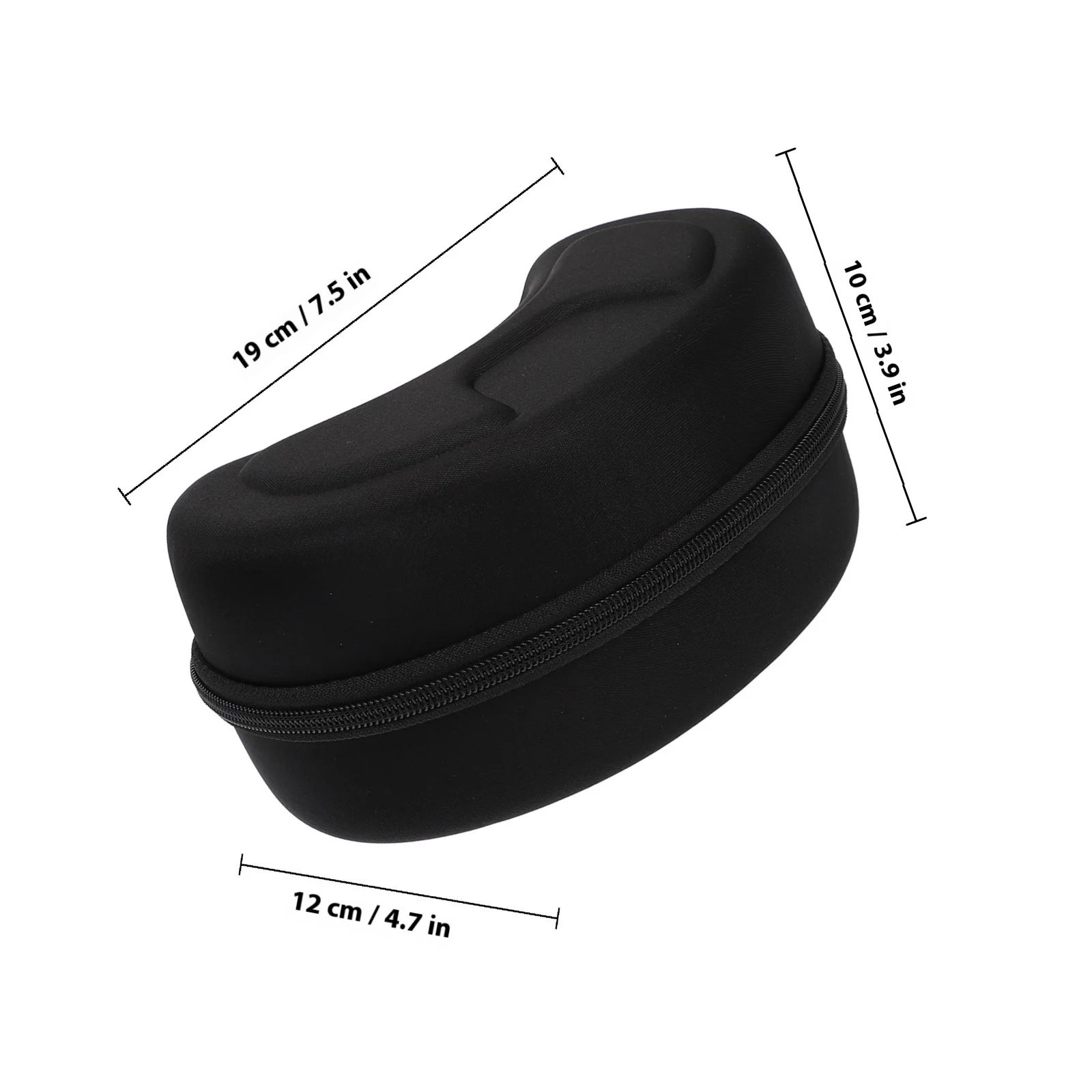 دراجة نارية نظارات الزجاج الأمامي حالة المحمولة صندوق تخزين النظارات دائم إيفا السلس سستة للنظارات الشمسية نظارات حامل #2