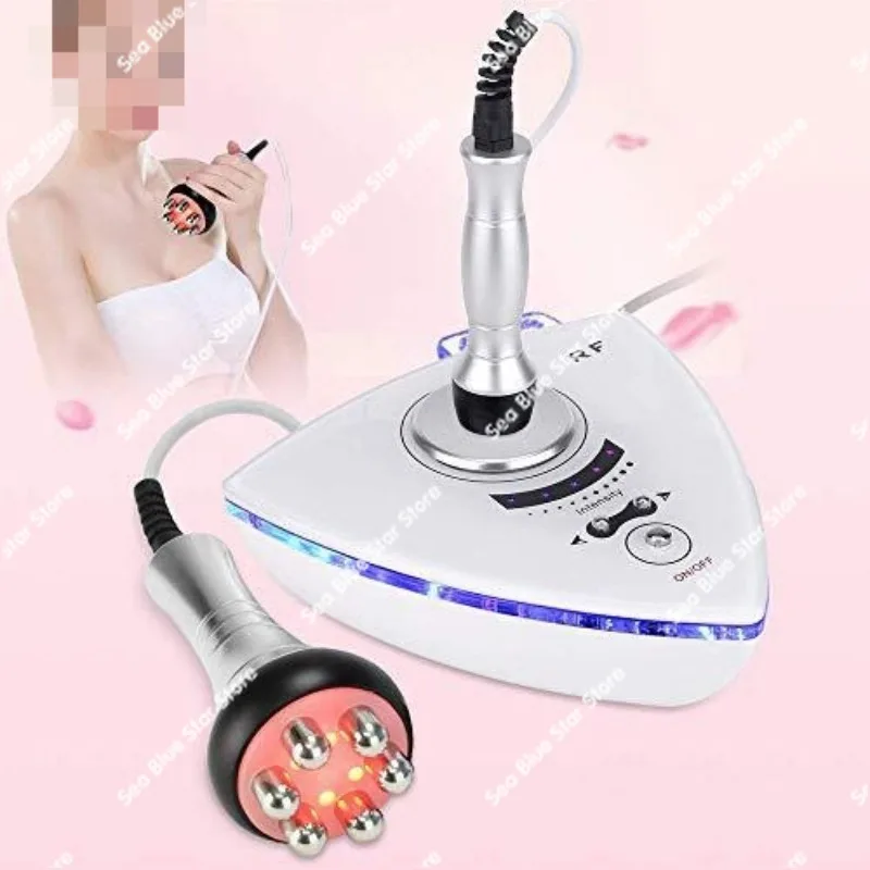 Cross-border radio wave skin lift facial rejuvenation three-pole six-pole beauty instrument massager Face lifting machine