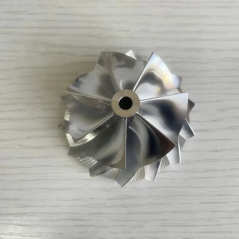 

B58 Reverse 56.00/68.01mm 7+7 Blades High Performance Turbocharger Milling/billet Compressor Wheel