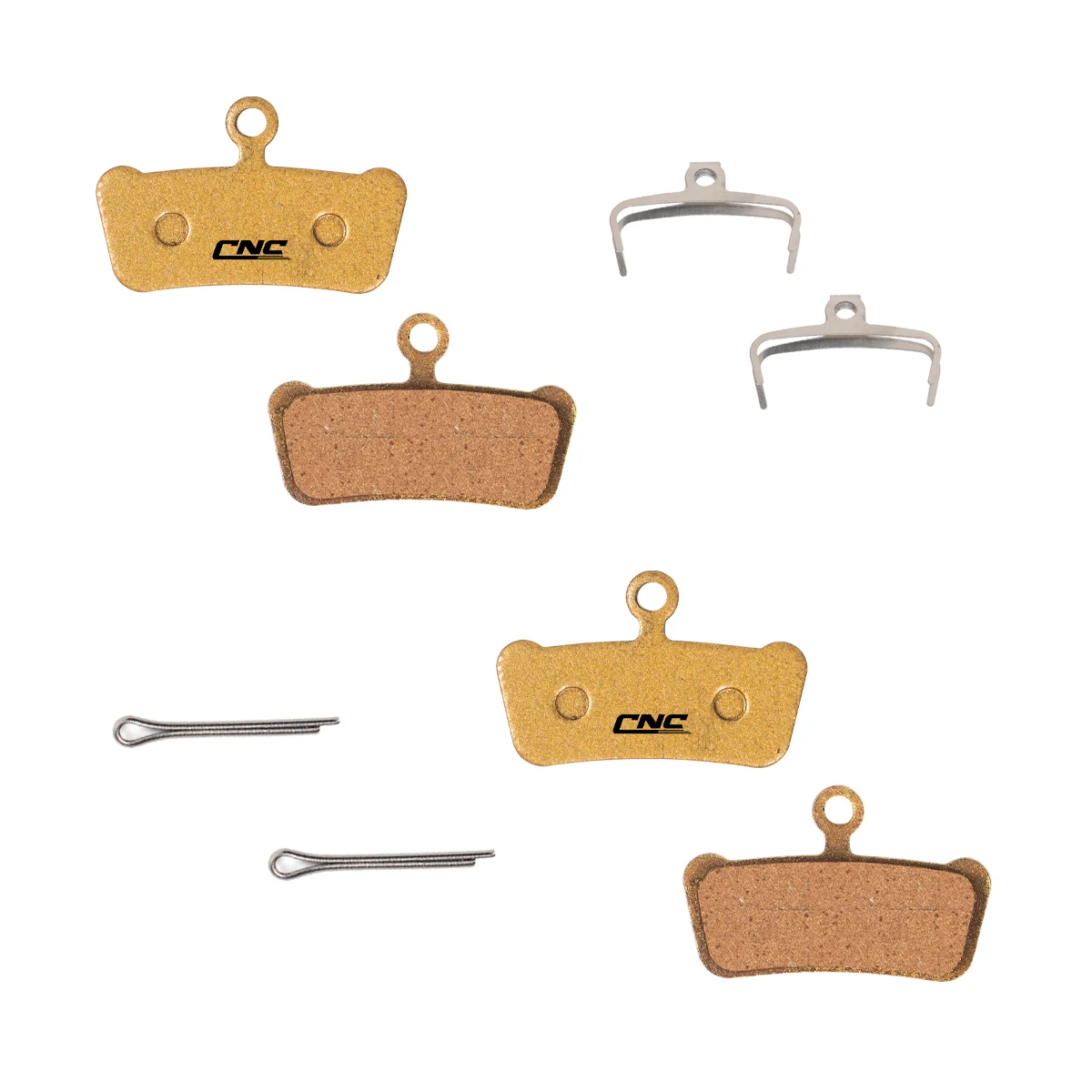 SUNTNUR Bicycle Brake Pads For SRAM G2 Guide R RS RSC LEVEL ULT ELIXIR7 9 TRAIL 4 Piston Resin/Ceramic Brake Pads 2 Pairs