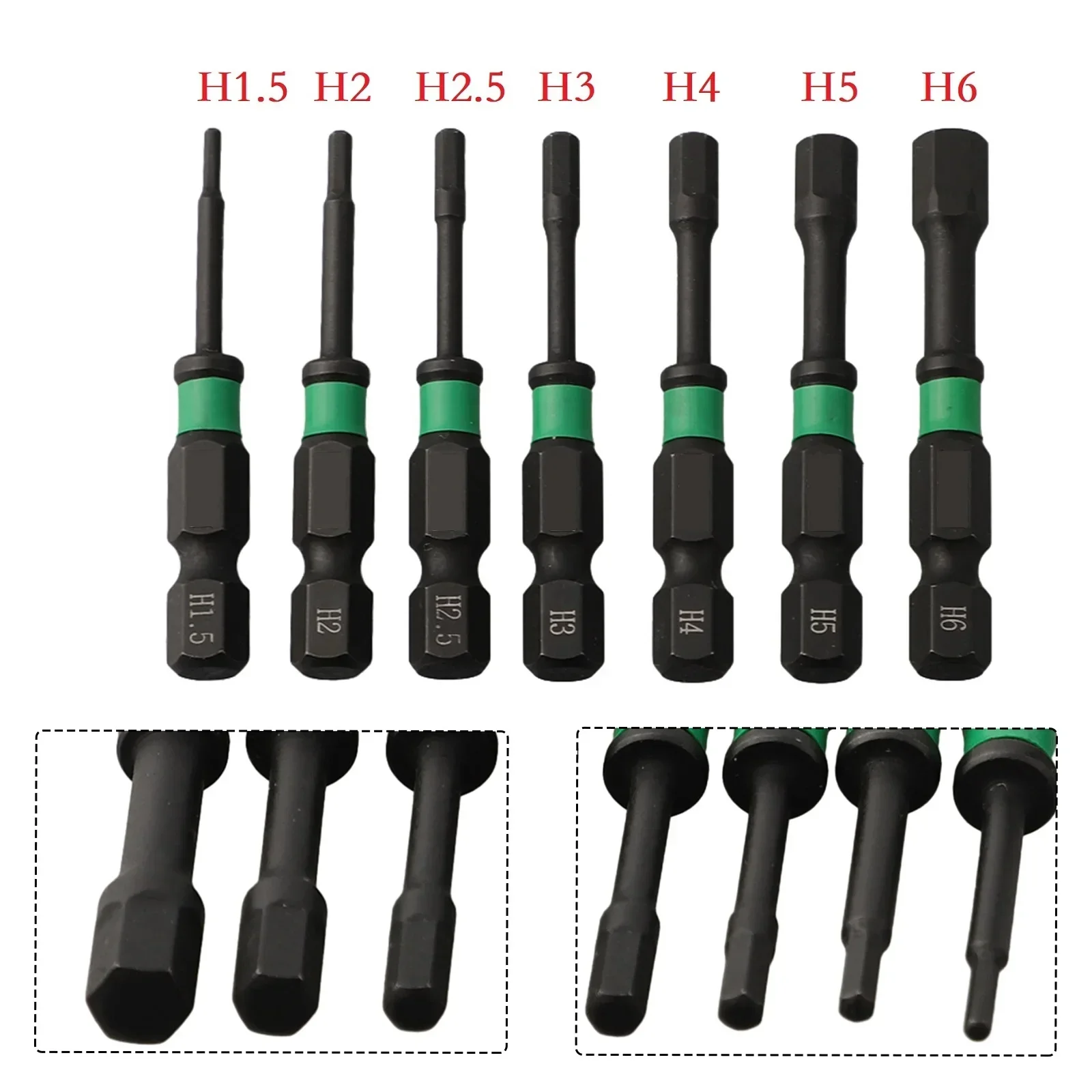 1/4inch Hex Bit Hexagon Screwdriver Bit Heavy Use High-quality Materials For Charging Screwdriver Optimal Length