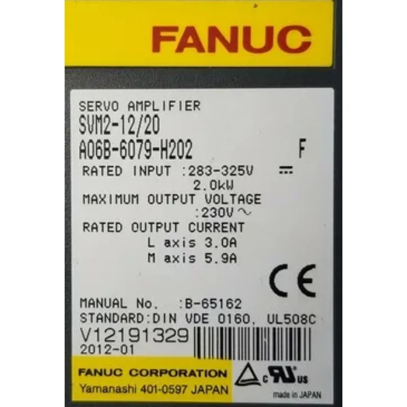 Fanuc A06B-6097-H202 Servo Amplifier Tested ok Expedited Delivery
