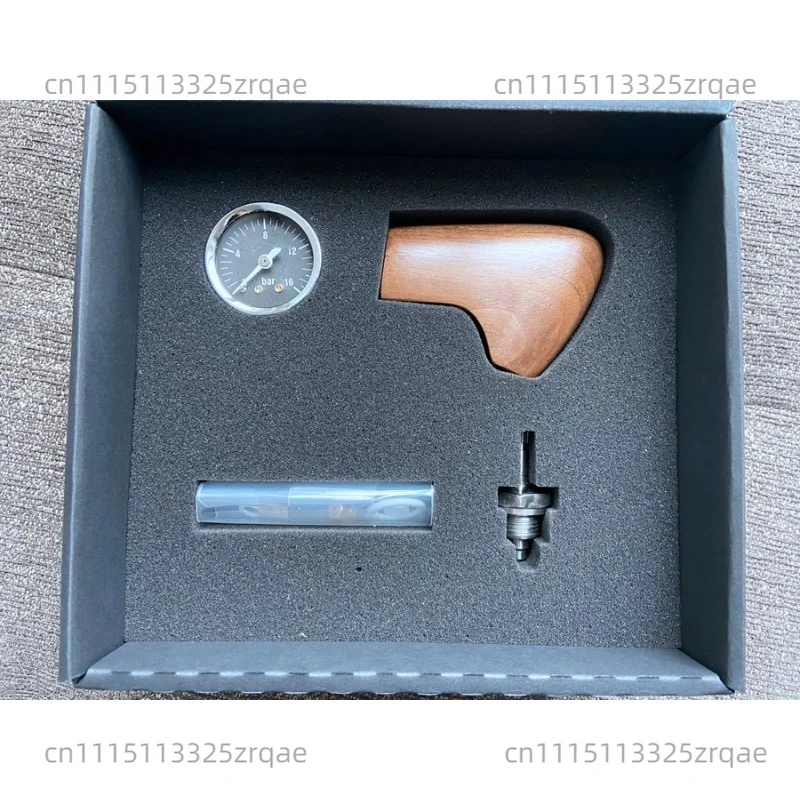 E61 coffee machine pressure needle flow limit viewership of valve lever pressure gauge rocket