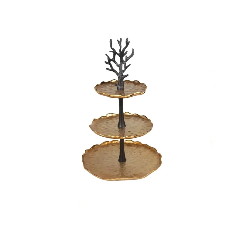 

New baking tool aluminum metal gold cake stand star decorative stand cake