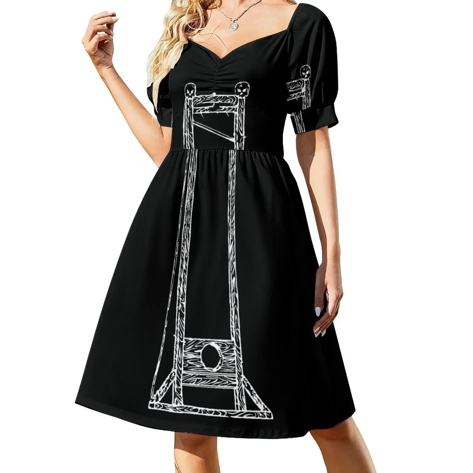

Guillotine Short-Sleeved Dress elegant women's dresses for wedding evening dresses women Dress