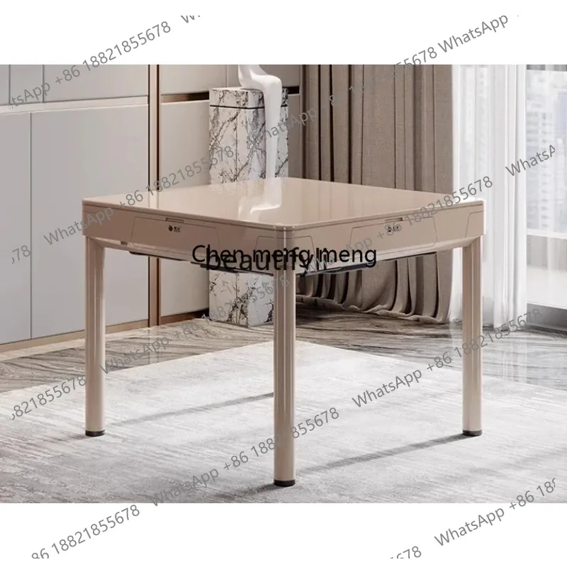 

new Fully automatic mahjong machine, dining table, dual-purpose integrated electric T380 rotor, oblique roller coaster mahjong t