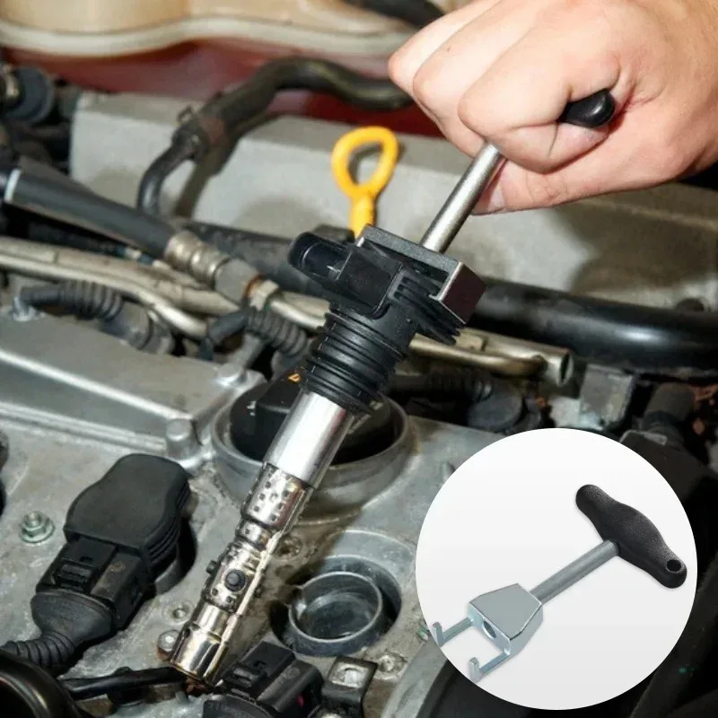 Universal Automotive Ignition Coil Puller Removal Tool for VW Polo Audi Sagitar Lavida Octavia - Spark Plug Mechanic Equipment