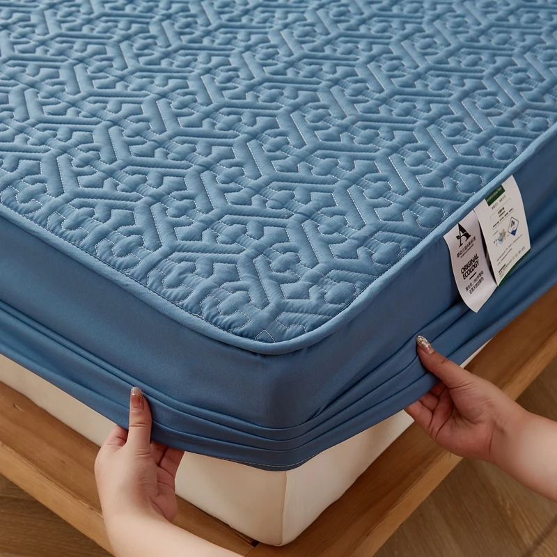 Cotton Class A Maternal and Child Grade Intercalated Cotton Raw Cotton Bed Sheet Thick Mattress Bed Cover