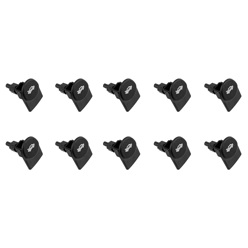 10Piece Black Car Engine Switch Cap Cover Open The Engine Cap For JAC J3 Tojoy J5 RS Heyue Engine Hood Latch Release Handle