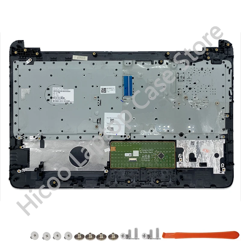Imagem -06 - Lcd Tampa Traseira para Laptop Moldura Frontal Dobradiças Palmrest Caixa Inferior Prata hp 250 255 g4 g5 15-ac ba 15-ay 15-af Tpn-c125 C126 Novo