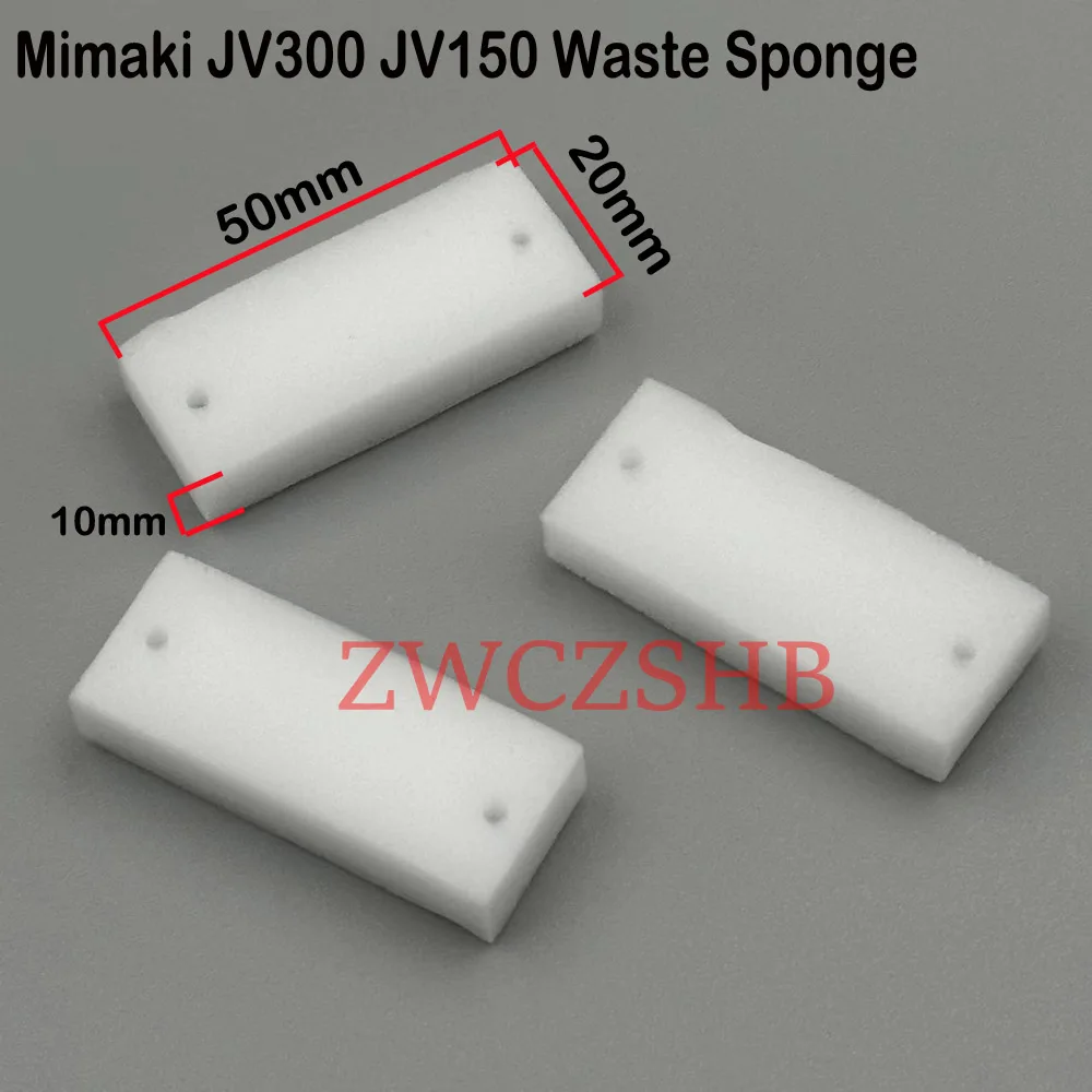 6PCS Capping Station Assembly Waste Sponge Filter For Mimaki CJV300 CJV150 JV300 JV150 DX7 Printhead Cap Pad Sponge Kit Solvent