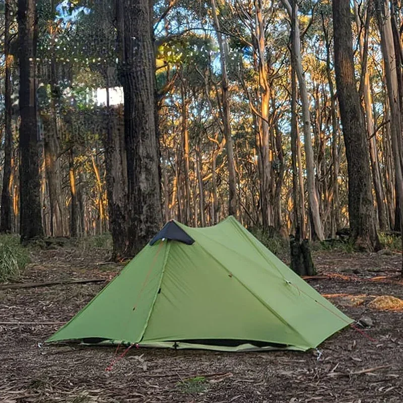 Poleless Tent 3 Seasons 4 Seasons Professional 15D 2 Persons Outdoor Ultralight Camping Tent view 2
