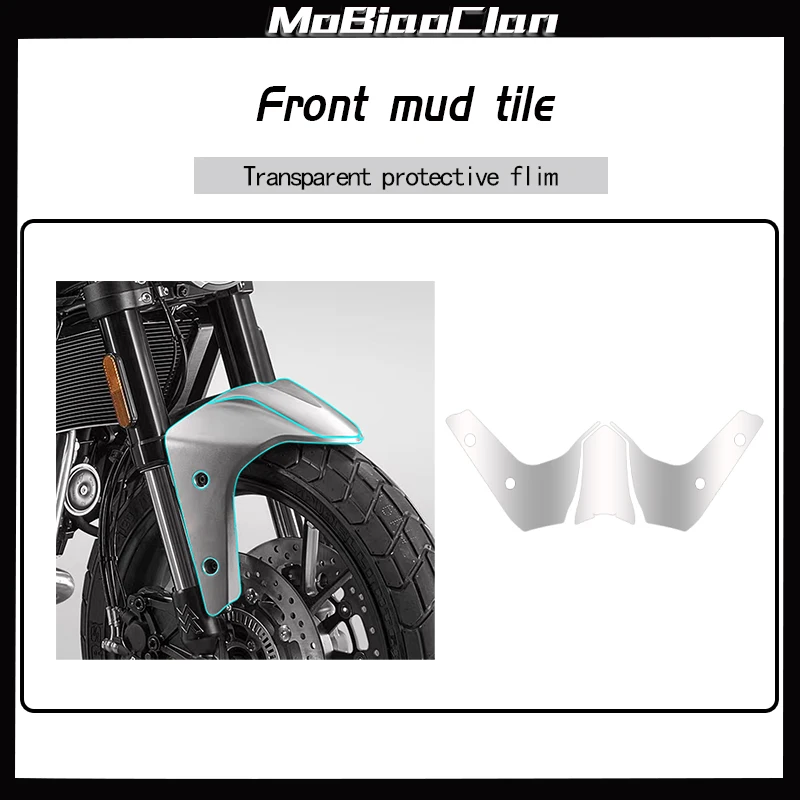 For MOTO MORINI SEIEMMEZZO650 Invisible Motorcycle Cover Transparent Fuel Tank Sticker Waterproof Modification Accessories