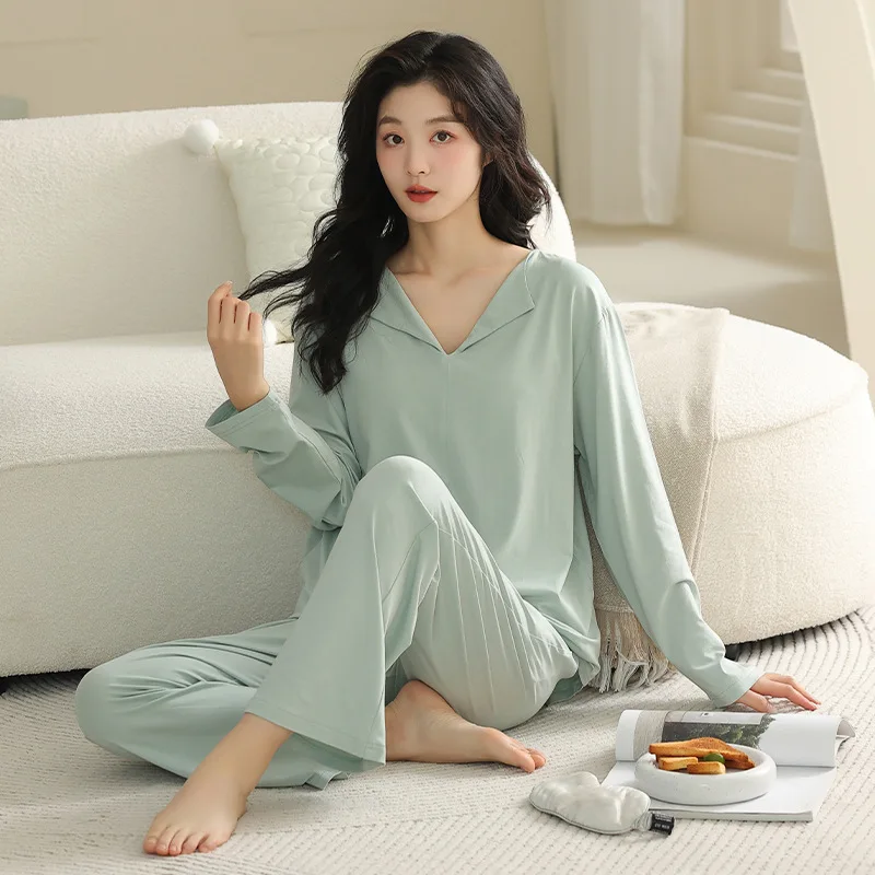 Premium Women's Summer Pajamas High End Modal Cotton with Integrated Chest Pads Stylish Enough Outdoor Wear 2XL Size Casual Cozy