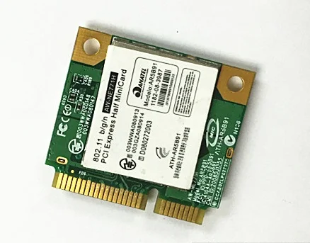 

Новая WLAN-карта Atheros AR5009 AR9281 AR5B91 Half Mini PCI-e 802.11b/G/N 300 Мбит/с