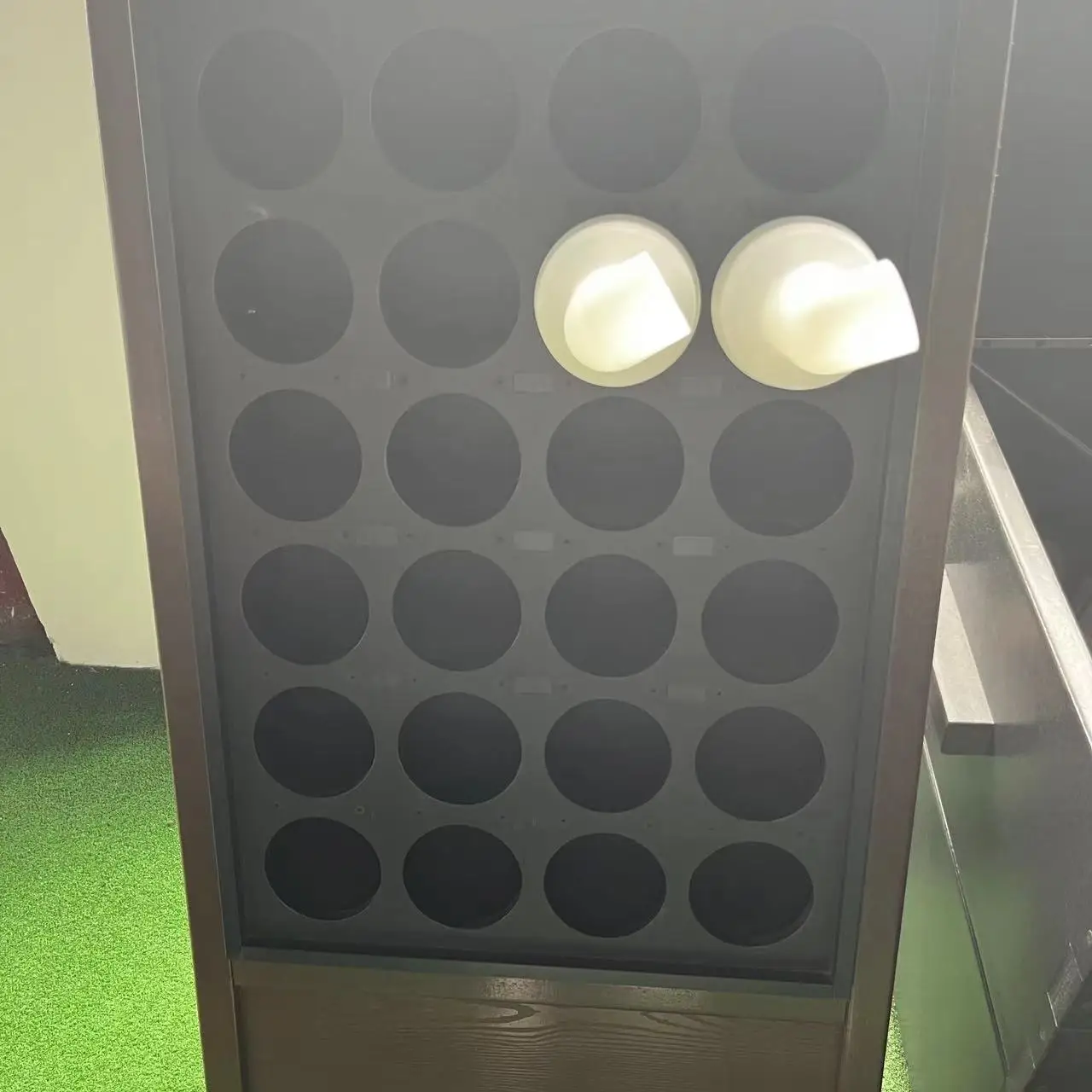 Portable Divot Mix Bottle Rack For Golf Course Or Driving Range