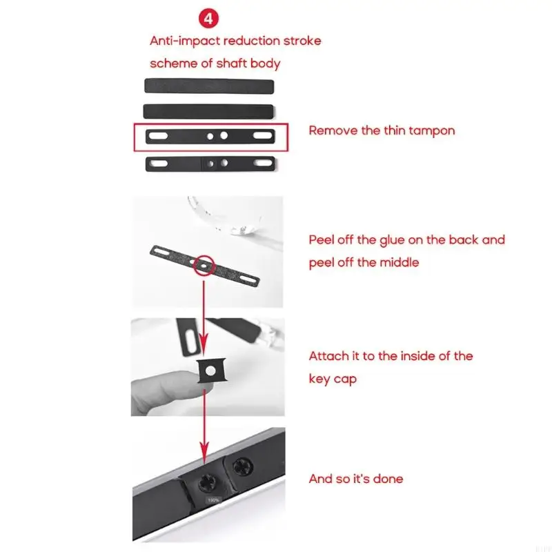 E1PF لوحة المفاتيح مثبتة القمر الصناعي لوحة مفاتيح مفتاح لوحة أفلام منصات عزل الصوت المسافة