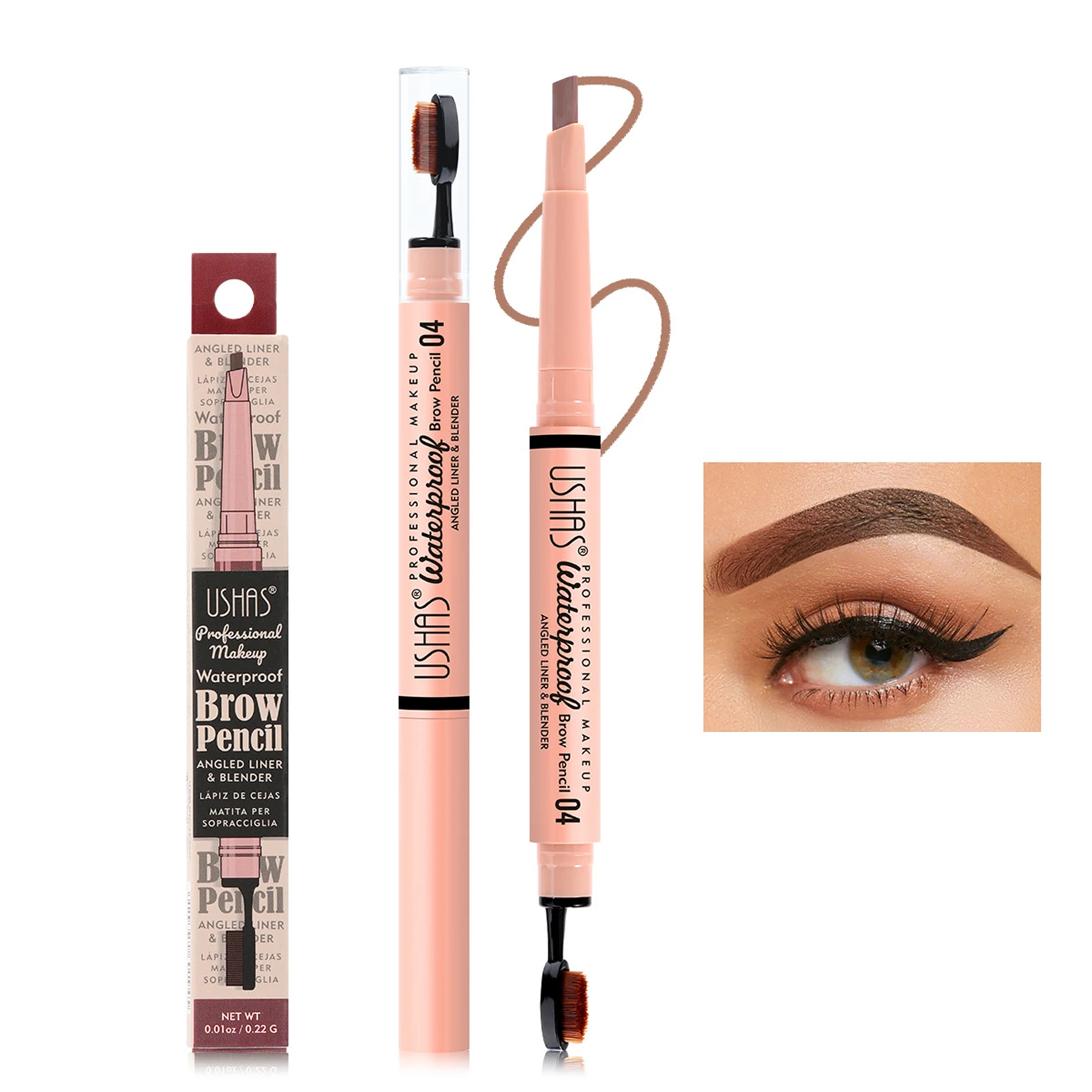 Women Makeup Eyebrow Definer Pencil Premium Sturdy Core Natural Color Eyebrow Pencil for Makeup Lovers and Beauty Bloggers