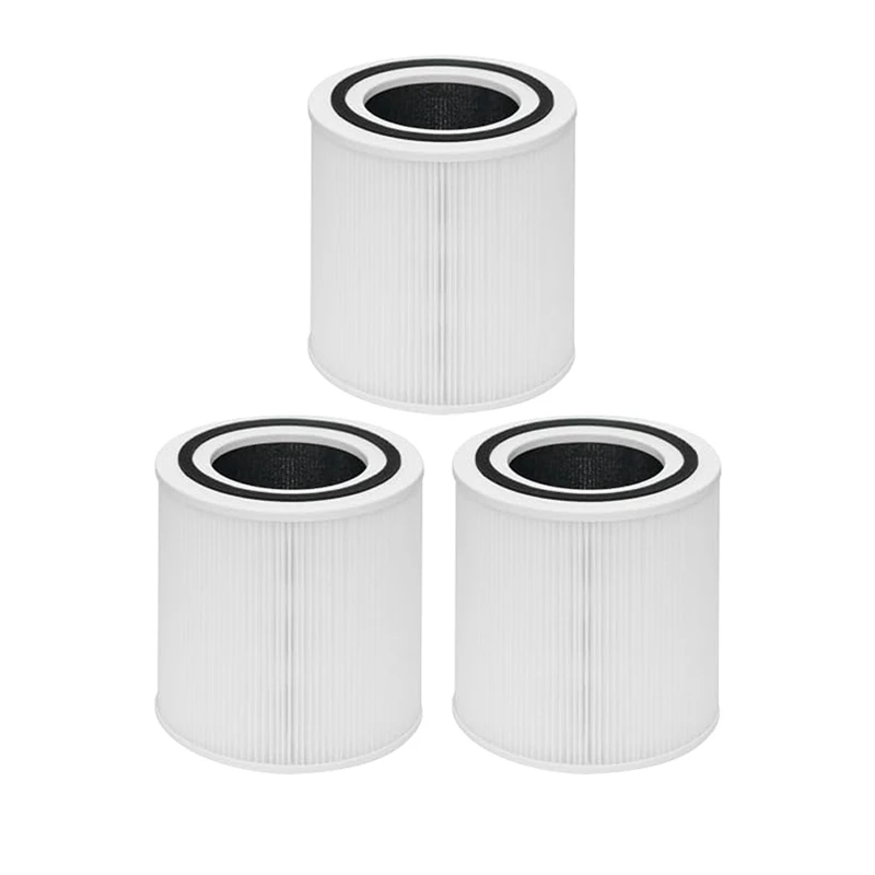 

3PCS Replacement Filters For Taotronics TT-AP005 Air Purifier, H13 True HEPA And Activated Carbon Filter Parts Accessories