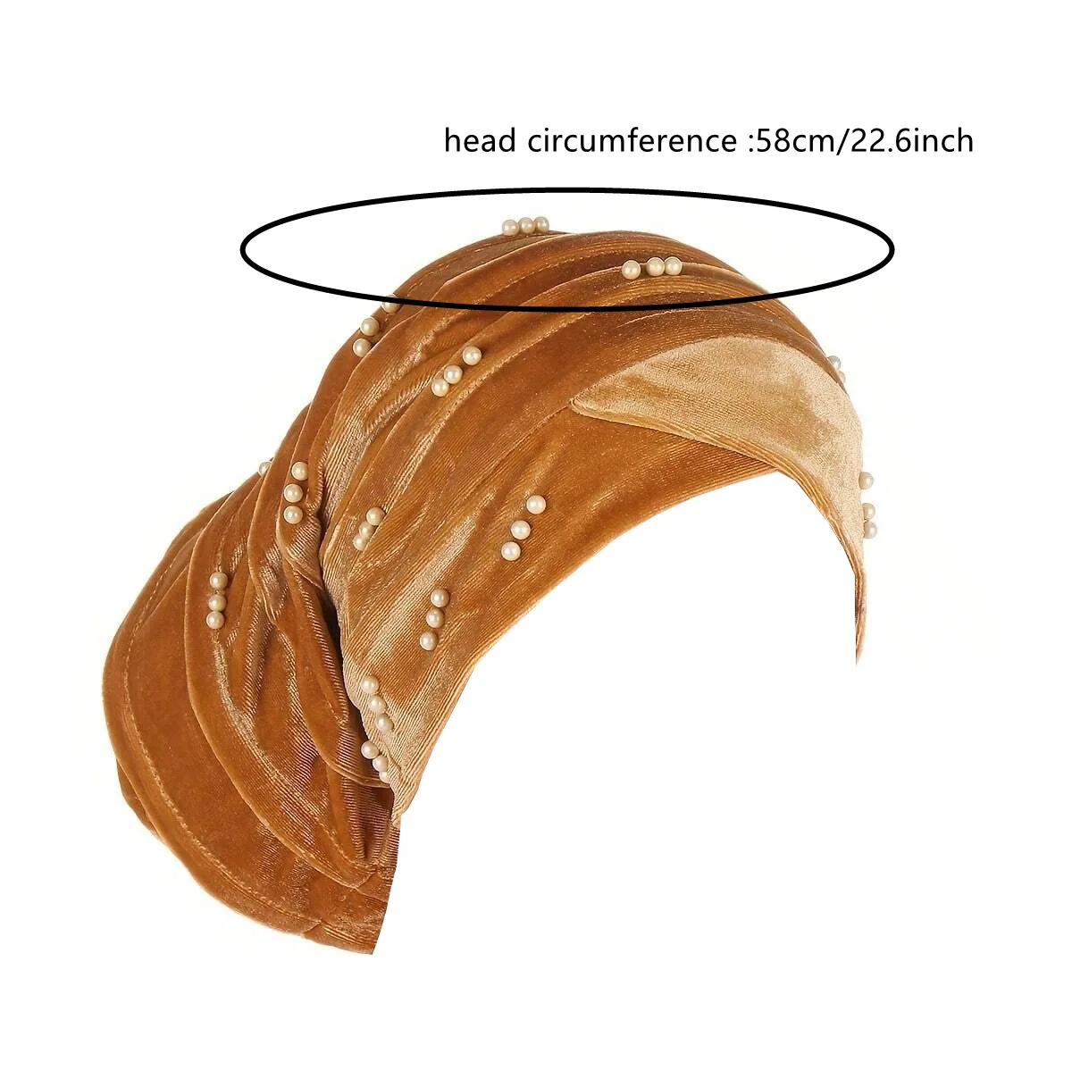 

Челообразный тюрбан с крестом и бисером для женщин, мусульманский головной убор, шляпа, исламский платок, женские повязки на голову, свадебная вечеринка, Turbante Mujer