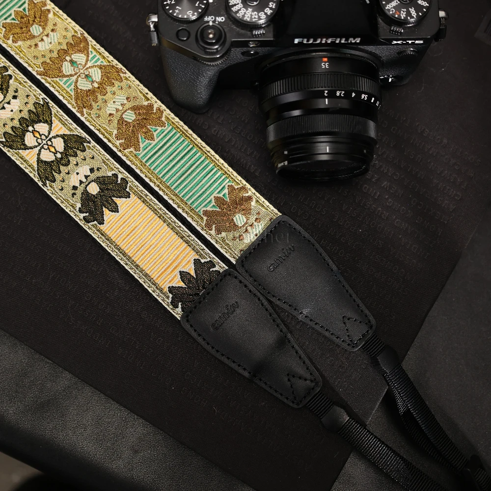 Digital Camera Embroidered Style Shoulder Strap Adjustable Camera Strap Micro Single Strap Accessories
