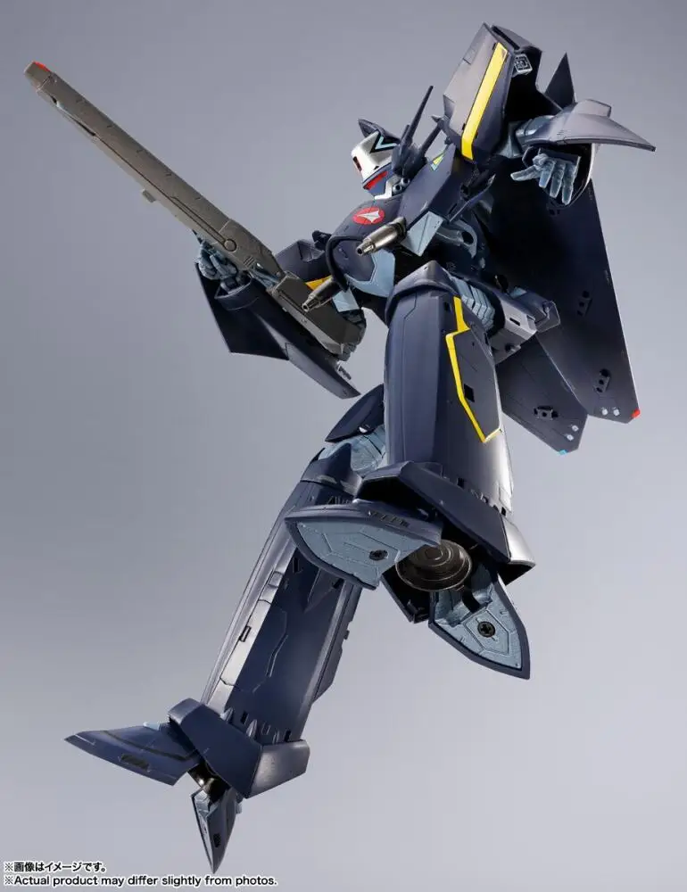 

В наличии Оригинальная фигурка BANDAI DX CHOGOKIN Macross 7 VF-17S Nightmare Stealthvalkyrie, аниме-модель, игрушка