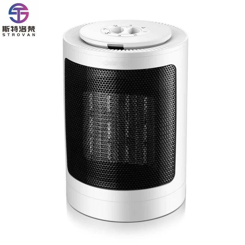 

STLF Wholesale Office Tabletop 1500W Mechanical White Electric Space Fan Heater for Room