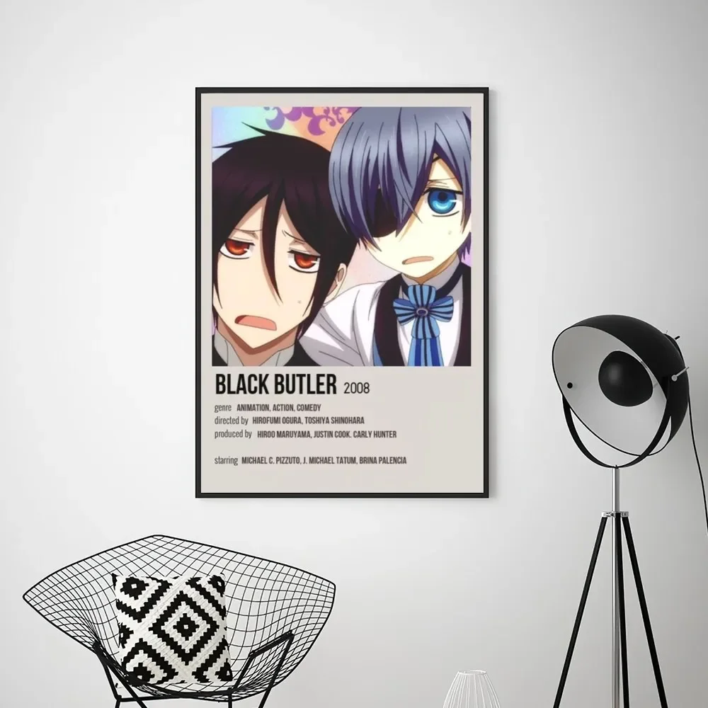 Canvas Painting Anime Black Butler  Poster Prints Wall Pictures Living Room Home Decoration