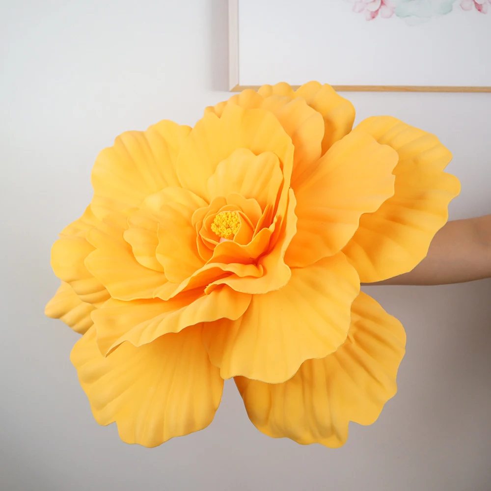 2 stuks 50cm Kunstmatige PE Pioenroos Bloem Feestelijke DIY Decoratie Winkelcentrum Etalage Huisdecoratie Interieur Gesimuleerde Bloemen
