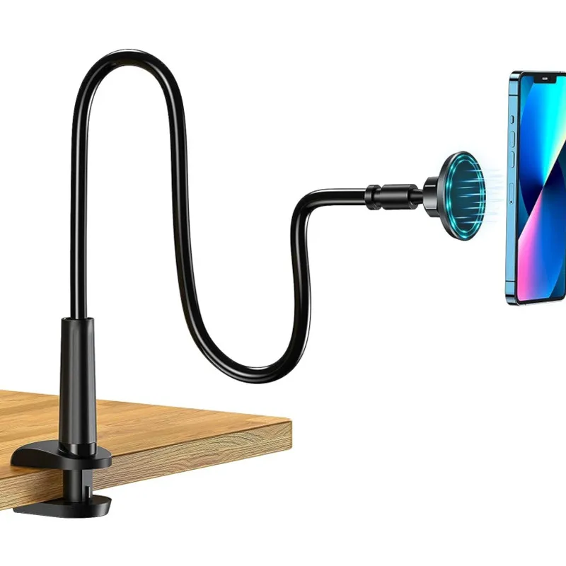 Uchwyt na telefon komórkowy Magnetyczny uchwyt na telefon Do magsafe Macsafe kołyska Biurko obsługa telefonu komórkowego regulowana przy łóżku Gęsia szyja Leniwa długa