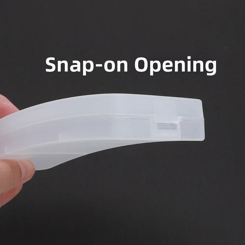 حافظة نظارات شفافة محمولة من البلاستيك الصلب صندوق حماية متجمد لتخزين النظارات للسفر يوميًا