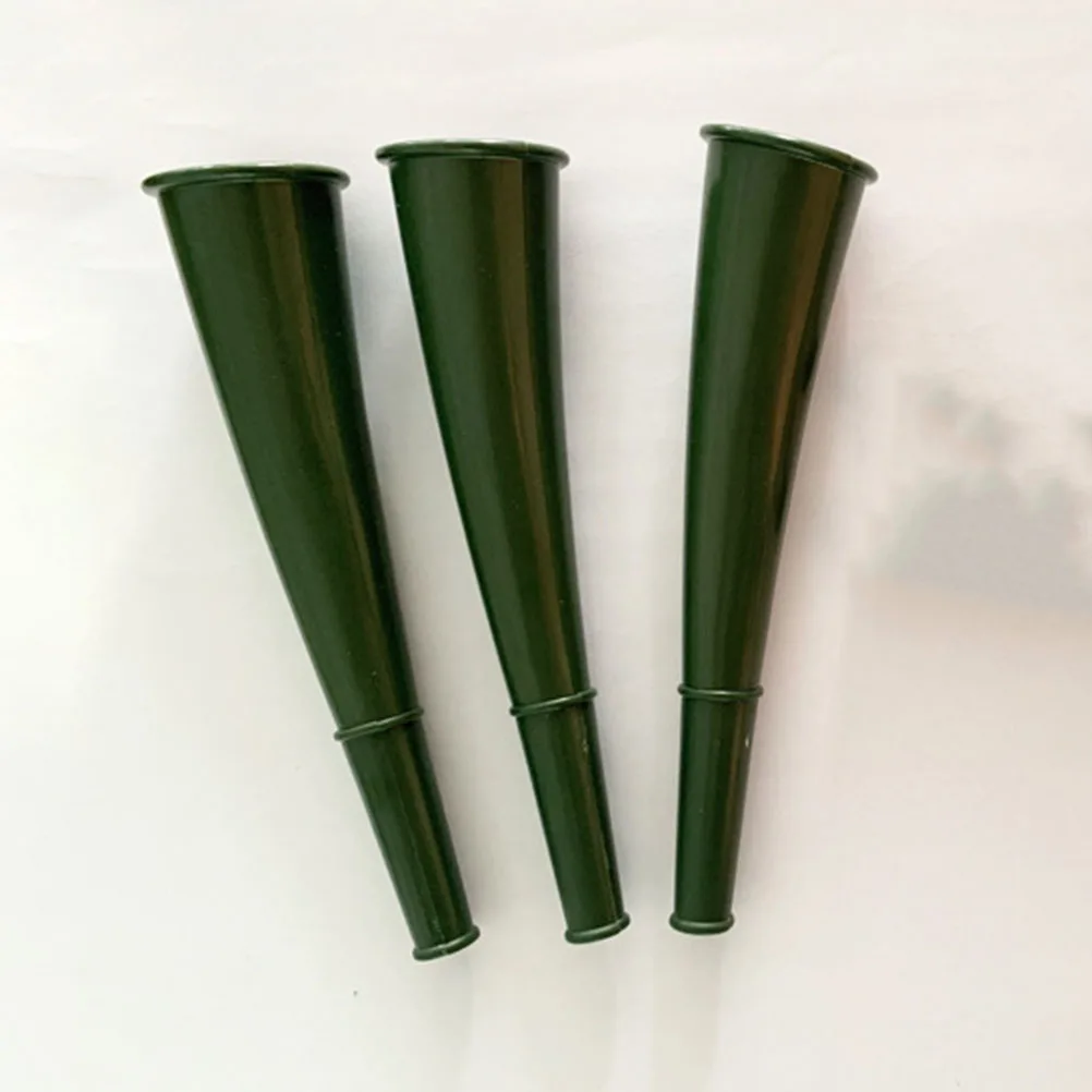 

2pcs Signal Speaker Camping Horn Football Metal Handheld Outdoor Copper Portable Training Air Iron Signal Horn Green