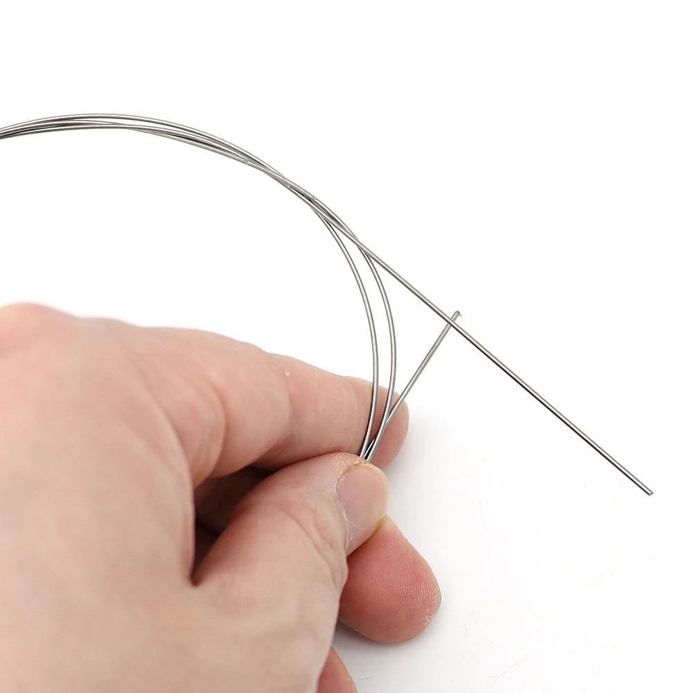 1 Pieza de Alambre de Nitinol de 1M, Alambre de Aleación de Nitinol Superelástico, Alambre Recto, Alambre de Acero de Aleación de Nitinol Hiperelástico
