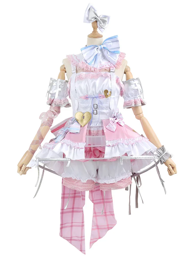 Game PJSK Akiyama Mizuki Cosplay Costume Women Cute Dress Party Suit Halloween Uniforms Custom Made