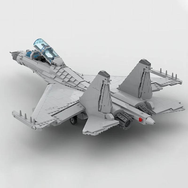 Multi-ruolo Strike Aircraft J-16 Hidden Dragon Military Attack Fighter MOC Technology Building Block Model giocattoli in mattoni per bambini regalo