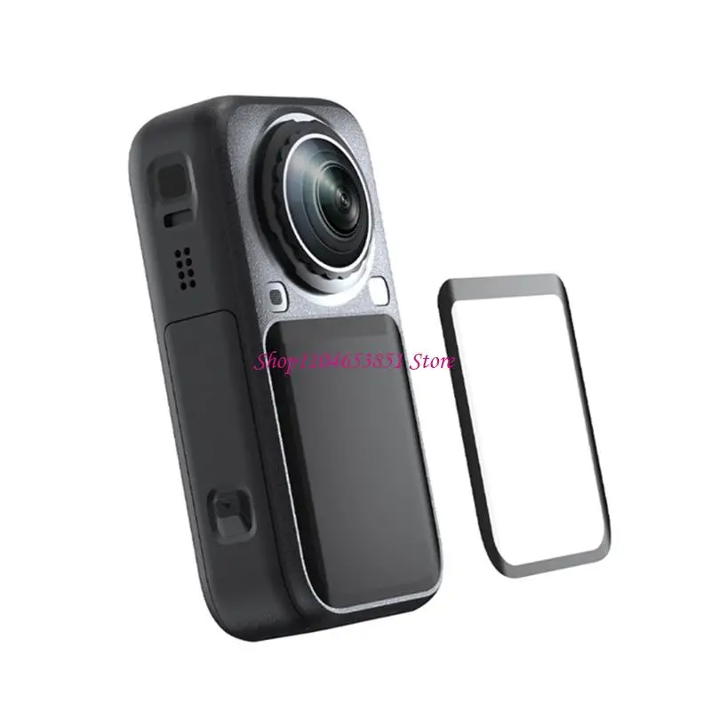Display Protector Kit for X6 Camera Screen, Tempered Glass Film Cover with Dust Absorber Wipes Smooth Glass Surfaces