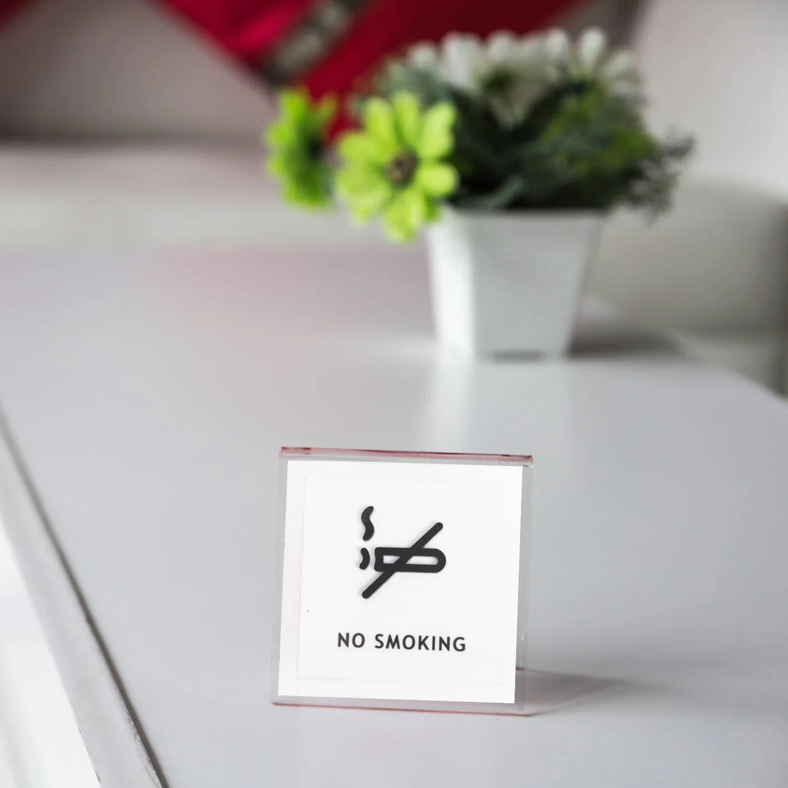 

No Smoking Sign Acrylic Public Warning Indicator For Home Office Restaurant Wedding Event No Smoking Board Traffic Safety Sign