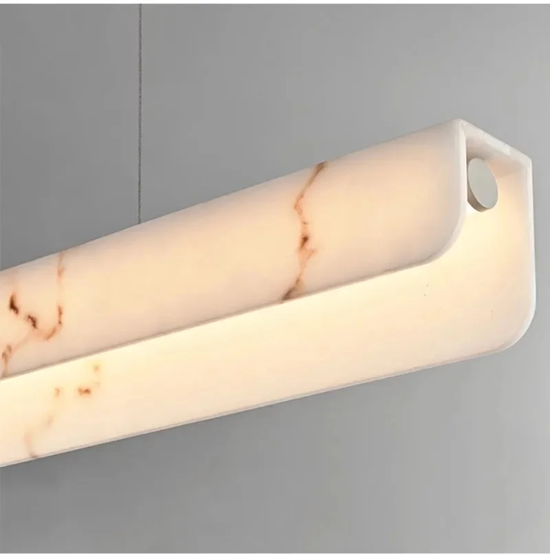 Cloudstone Restaurant Light Luxury One Word Long Strip Designer High Sense Office Island Terrace Tea Room Entrance Pendant Light