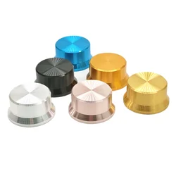 1PCS Potentiometer Control Knob 6mm Insert Shaft Aluminium Alloy Potentiometer Volume Control Rotary Knobs cap