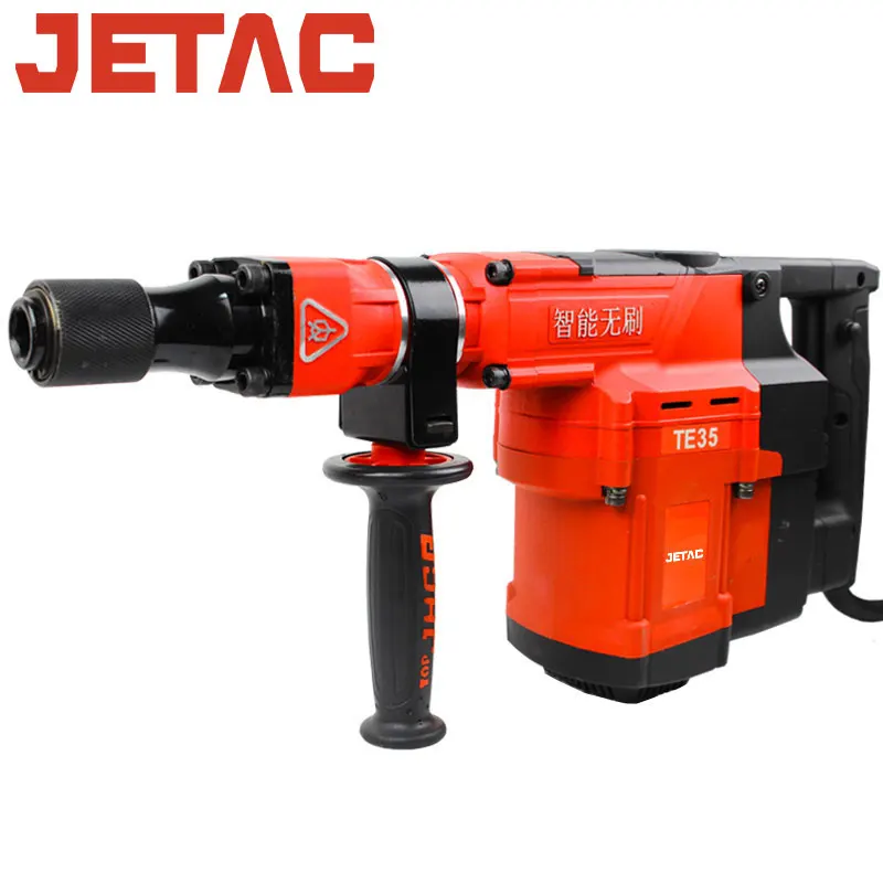 1500W Brushless Electric Rotary Hammer Multifunction Impact Power Drill Tool Demolition Hammer with 220V Rated Voltage