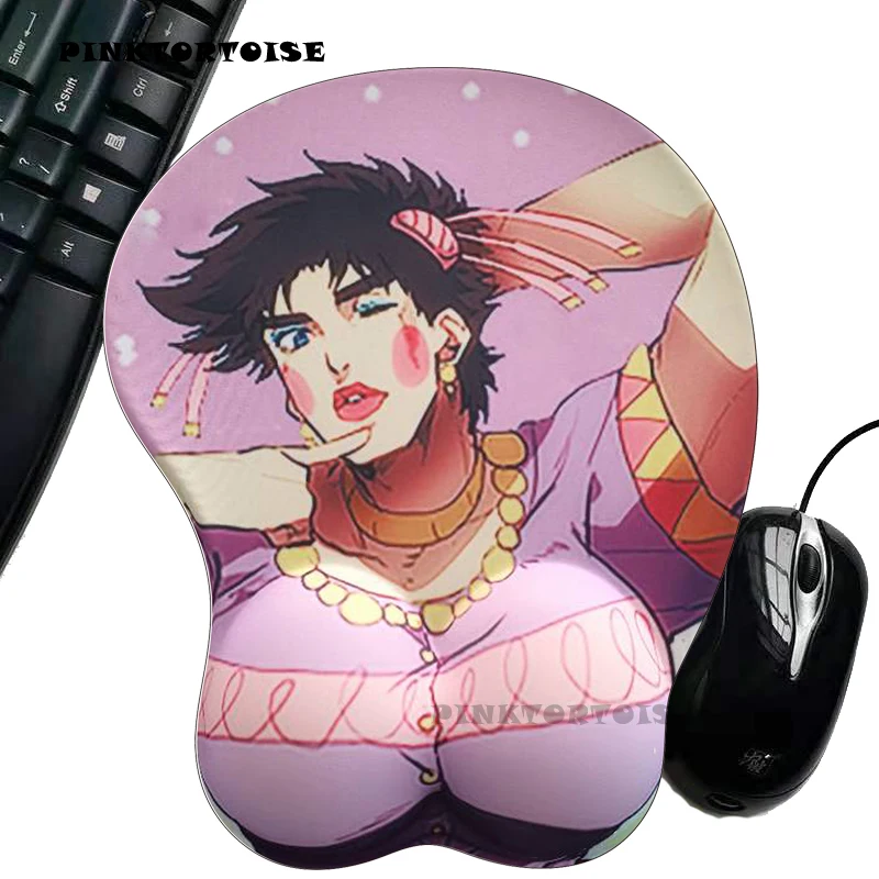 

PINKTORTOISE Anime mousepad environmental Silicon anime 3d Joseph Joestar mousepad laptop Mice Pad Ergonomic MousePad mat