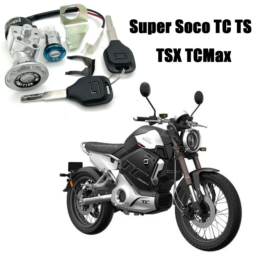 

New For Super Soco TC TS TSX TCMax Electric Door Lock Key Set OF Locks Full Car Lock Start Key