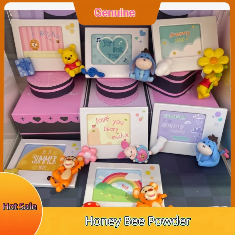 

Натуральная фоторамка Винни-Пух Polaroid, серия слепая коробка, кавайная наклейка на холодильник, загадочная коробка, индивидуальный подарок на день рождения